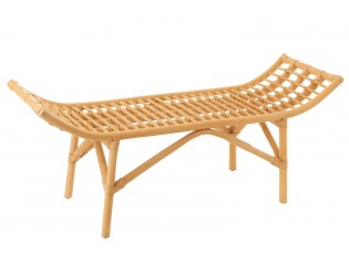 Přírodní ratanová designová lavice Ana Rattan - 120*41*49 cm