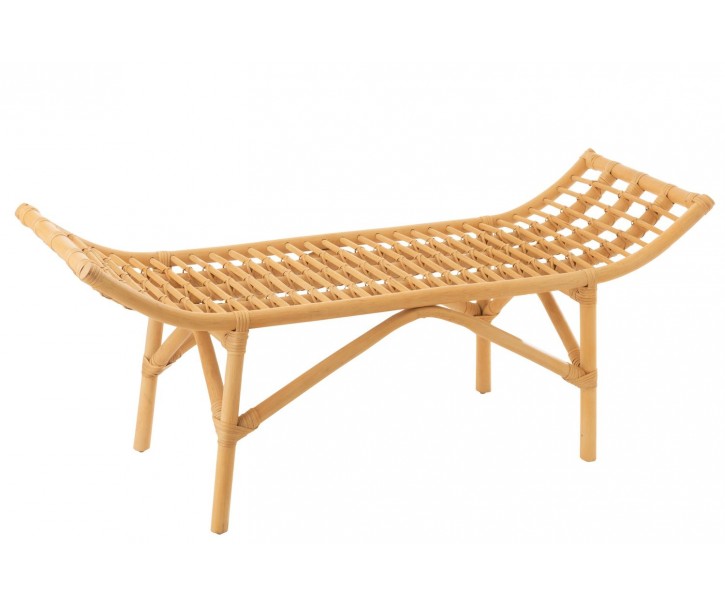 Přírodní ratanová designová lavice Ana Rattan - 120*41*49 cm J-Line by Jolipa