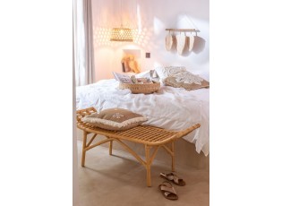 Přírodní ratanová designová lavice Ana Rattan - 120*41*49 cm