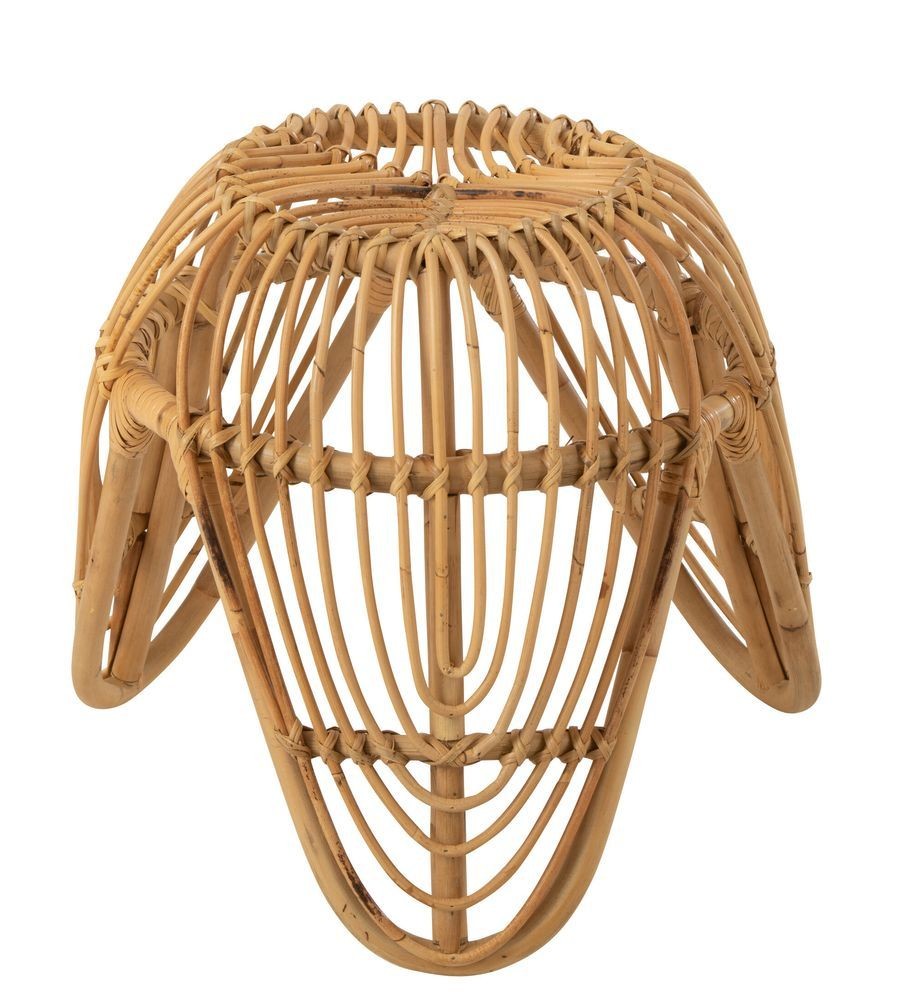 Přírodní ratanový odkládací stolek Lea Rattan - 44*44*41 cm