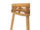 Přírodní ratanový odkládací stolek / stolička Triangle Rattan - 40*40*42 cm J-Line by Jolipa