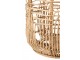 2ks přírodní ratanový odkládací stolek Ellen Rattan - 48*48*52 / 38*38*40 cm J-Line by Jolipa