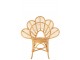 Přírodní ratanová židle Flower Rattan Natural - 97*54*95 cm J-Line by Jolipa
