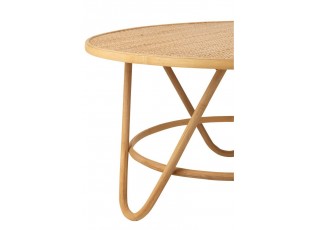 Přírodní ratanový konferenční stolek Balia Rattan Natural L - Ø 80*44 cm