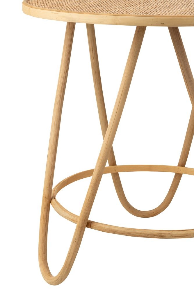 Přírodní ratanový odkládací stolek Balia Rattan Natural M - Ø 60*64 cm J-Line by Jolipa Přírodní ratanový odkládací stolek Balia Rattan Natural M - Ø 60*64 cm J-Line by Jolipa