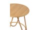 Přírodní ratanový odkládací stolek Balia Rattan Natural M - Ø 60*64 cm J-Line by Jolipa