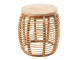 Přírodní ratanový odkládací stolek Ana Rattan Natural - Ø 40*48 cm J-Line by Jolipa