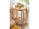 Přírodní ratanový odkládací stolek Ana Rattan Natural - Ø 40*48 cm J-Line by Jolipa