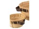 Set 3ks kulatých ratanových košíků Rattan Natural - Ø 44*18/ Ø 44*18/ Ø 44*18 cm J-Line by Jolipa