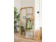 Přírodní ratanové zrcadlo se žebříkem Ellen Rattan Natural - 80*3*180 cm J-Line by Jolipa