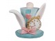 Dekorace modrý klobouk s králičíma ušima - 13*11*12 cm Clayre & Eef