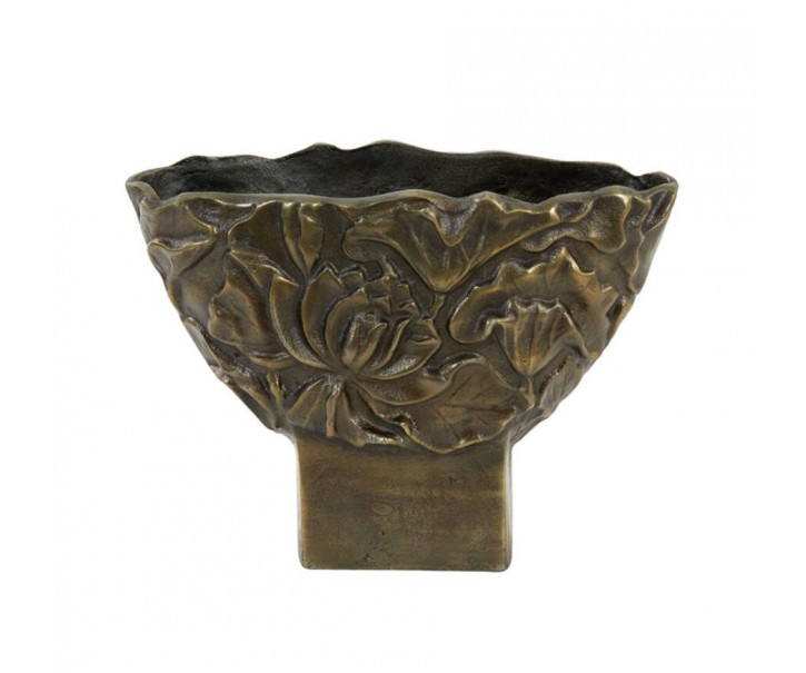 Bronzová antik kovová váza Palesa antique bronze - 34*13*24 cm Light & Living