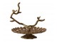 Bronzový kovový patrový etažér s ptáčky Tresa Bird Antique - 37*35*37 cm Light & Living
