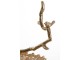 Bronzový kovový 2-patrový etažér s ptáčky Tresa Bird Antique - 37*35*53 cm Light & Living