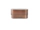 Měděný antik kovový oválný úložný box Samuel - 20*9*10 cm Light & Living