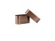 Měděný antik kovový oválný úložný box Samuel - 20*9*10 cm Light & Living