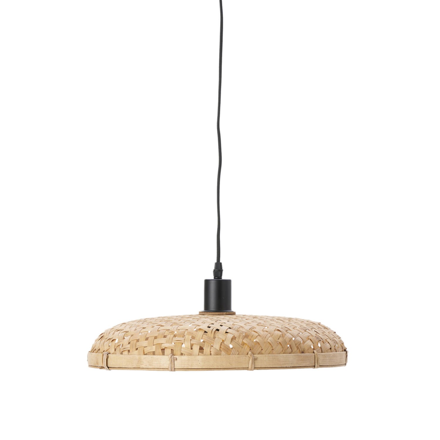 Přírodní ratanové světlo Paloma s výpletem - Ø 40*7,5cm / E27 Light & Living Přírodní ratanové světlo Paloma s výpletem - Ø 40*7,5cm / E27 Light & Living