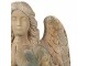 Béžovo-zelená antik dekorace socha anděl Angel Vintage - 48*32*119 cm Clayre & Eef