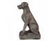Šedá dekorace socha pes Dog Modern - 44*26*73 cm Clayre & Eef