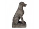 Šedá dekorace socha pes Dog Modern - 44*26*73 cm Clayre & Eef