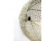 Zlatá děrovaná kovová nástěnná lampa Sinula - Ø 45*22cm / E27 Light & Living