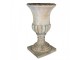 Béžovo-zelený antik květináč v barokním stylu Baroque - 44*44*75 cm Clayre & Eef