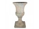 Béžovo-zelený antik květináč v barokním stylu Baroque - 44*44*75 cm Clayre & Eef