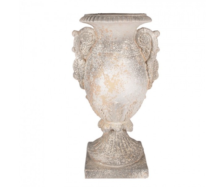 Béžový antik květináč v barokním stylu Baroque - 34*26*60 cm Clayre & Eef