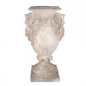 Béžový antik květináč v barokním stylu Baroque - 34*26*60 cm