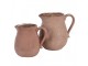 Růžový keramický džbán M - 17*13*15 cm Clayre & Eef