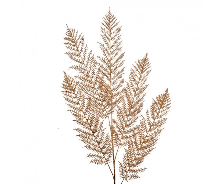 Měděná umělá rostlina kapradí - 20*1*106 cm Clayre & Eef