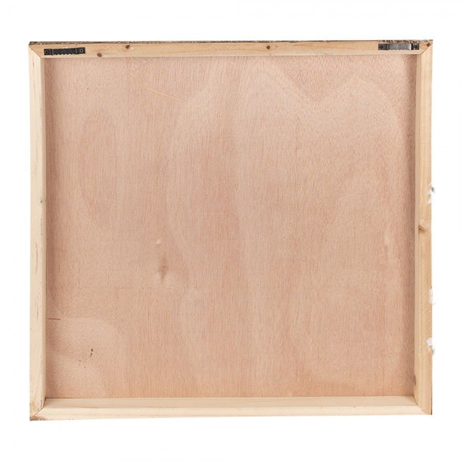 Hnědý obraz ovečky na plátně - 50*3*50 cm Clayre & Eef Hnědý obraz ovečky na plátně - 50*3*50 cm Clayre & Eef