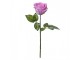 Dekorace umělá květina fialová růže Rose - 8*8*44 cm Clayre & Eef