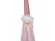 Růžová závěsná dekorace skřítek Gnome - 6*6*48 cm Clayre & Eef