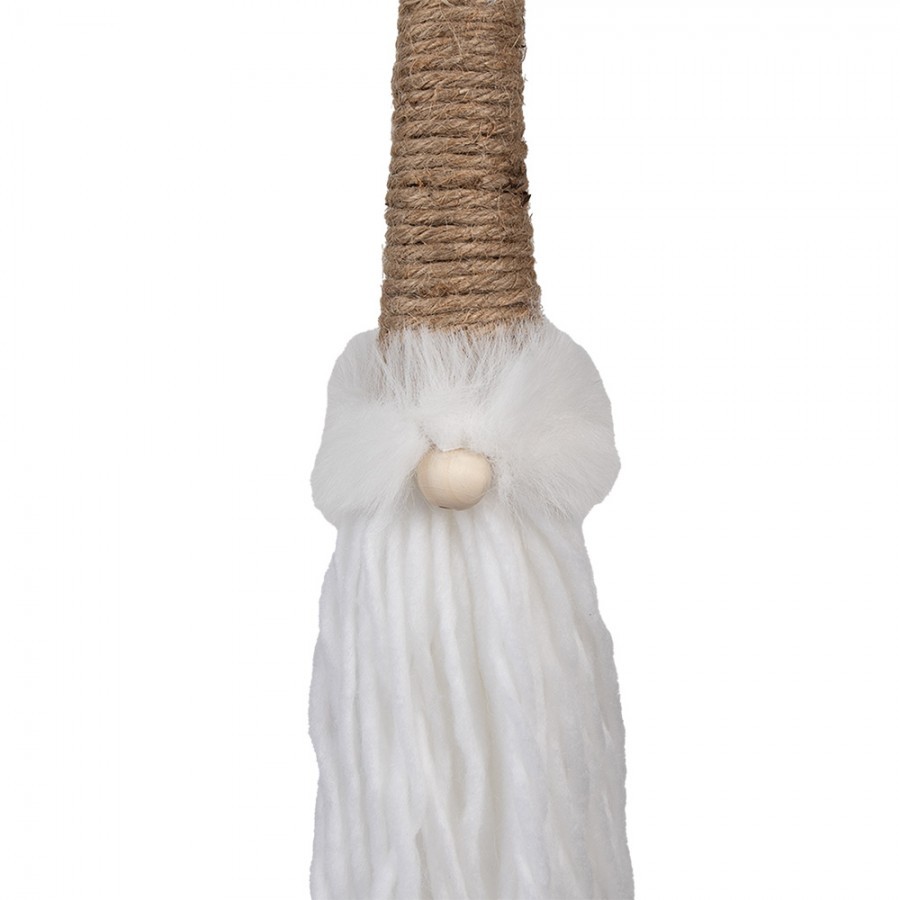 Hnědá závěsná dekorace skřítek Gnome - 6*6*48 cm Clayre & Eef Hnědá závěsná dekorace skřítek Gnome - 6*6*48 cm Clayre & Eef