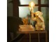 Zlatá stolní lampa s opičkou Monkey XS - 13*12*23 cm/40W Light & Living