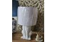 Bílá stolní lampa zajíc se zlatýma ušima - Ø 20*45 cm E27/max 1*60W Clayre & Eef