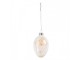 Závěsné skleněné vajíčko se sušenými květy Egg Bloom - Ø 5*8 cm Clayre & Eef