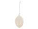 Žluté závěsné skleněné vajíčko Egg - Ø 6*10 cm Clayre & Eef
