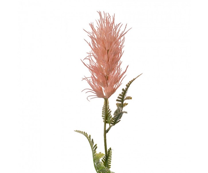 Dekorace umělá květina s růžovým květem - 5*5*60 cm Clayre & Eef