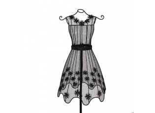 Černá kovová dekorativní figurina Mannequin - 43*34*149 cm