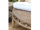 Přírodní ratanové křeslo Old French chair - 76*110*100 cm Chic Antique
