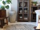 3ks hnědý antik dřevěný box / obal na květináč Grimaud Unit - 37*37*40/ 30*30*39/ 24*24*37 cm Chic Antique