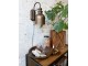 3ks hnědý antik dřevěný box / obal na květináč Grimaud Unit - 37*37*40/ 30*30*39/ 24*24*37 cm Chic Antique