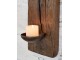 Dřevěný nástěnný svícen Grimaud Unit - 15*2*46 cm Chic Antique