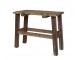 Hnědá dekorační dřevěná lavice Grimaud Unit - 60*30*50 cm Chic Antique