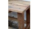 Hnědá dekorační dřevěná lavice Grimaud Unit - 60*30*50 cm Chic Antique