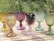 Sada 6ks barevných skleniček na víno Saint-Émilion zúžené - Ø8*15cm / 230ml Chic Antique