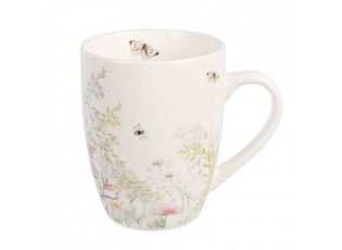 Hrnek s lučními květy Wildflower Fields - 12*8*10 cm / 350 ml