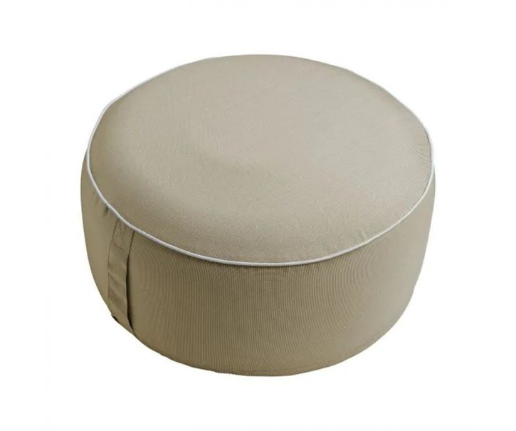 Venkovní nafukovací puf St. Maxime Taupe - Ø 55*25 cm Mars & More 